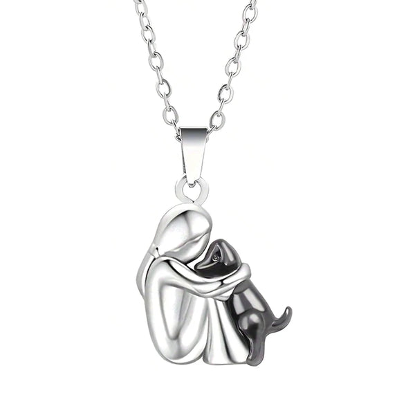 Little Black Dog Pendant Necklace