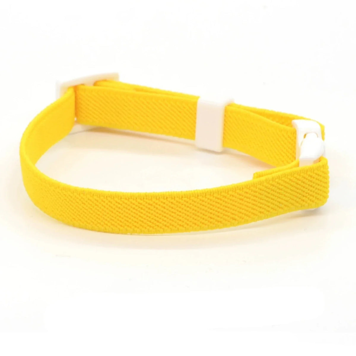 Stretchy Elastic Safety Collar for Cats - Yellow / L (25 to 30 cm)