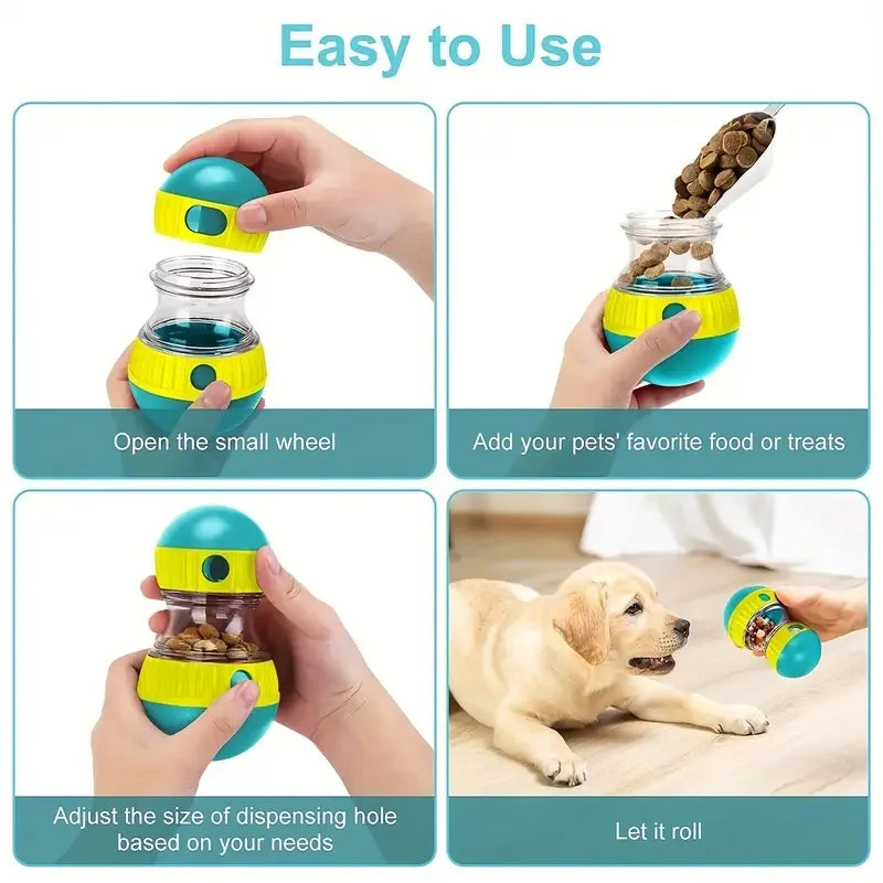 Treat-Dispensing Tumbler Dog Toy