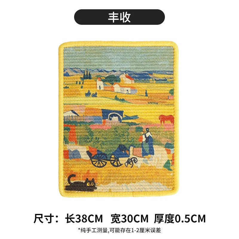 Art Print Wall Scratching Pad - Harvest