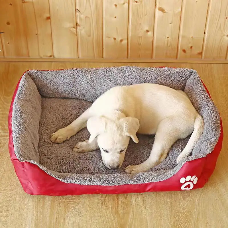 Square Dog Bed with Raised Sides