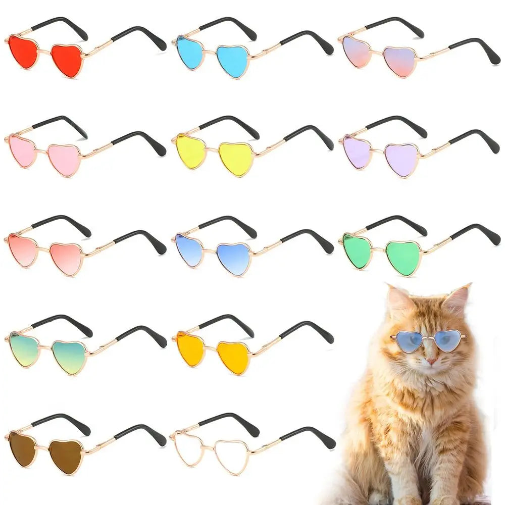 Heart-Shaped Pet Sunglasses