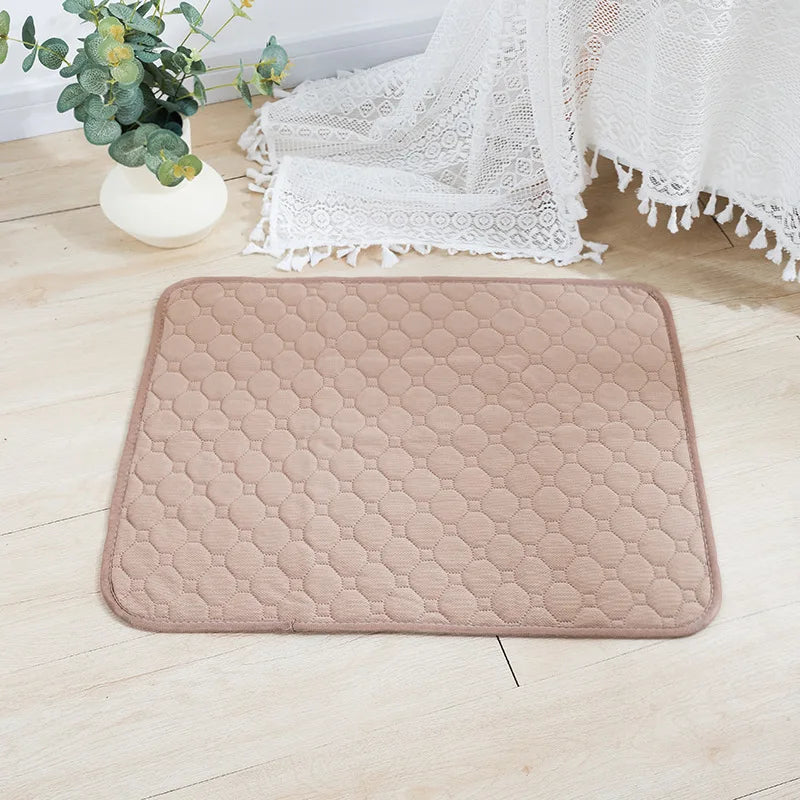 Reusable Washable Pee Pad for Dogs - Brown / 70x50 cm