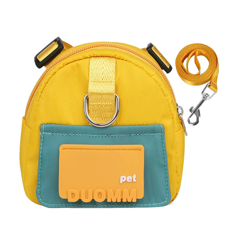 Mini Backpack Harness for Dogs - Yellow / S (4 to 7.5 kg)