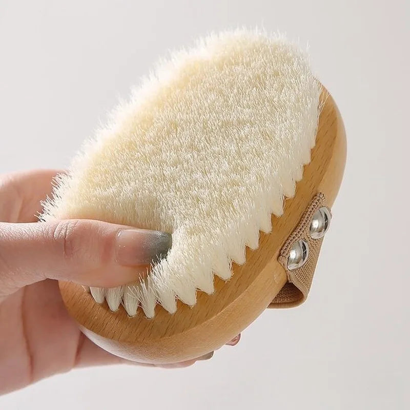 Natural Bristle Pet Bath Brush