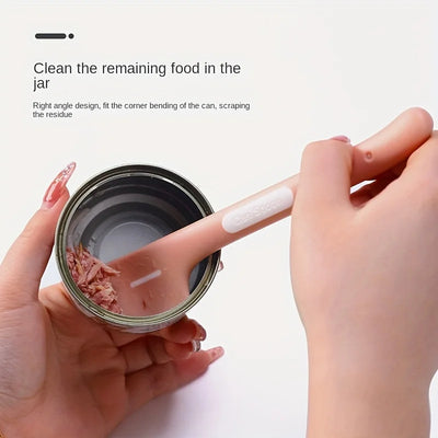 Long-Handled Pet Food Tin Spoon