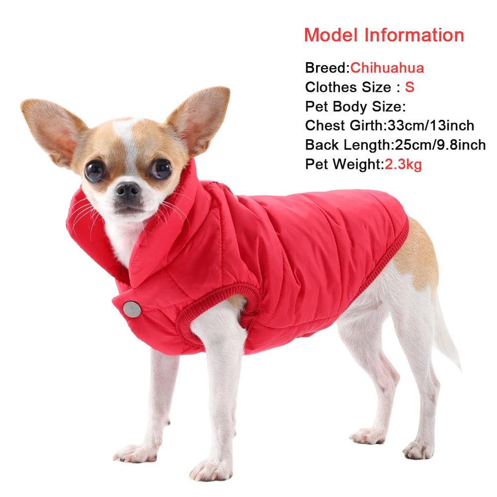 Water-Resistant Fleece-Lined Dog Coat