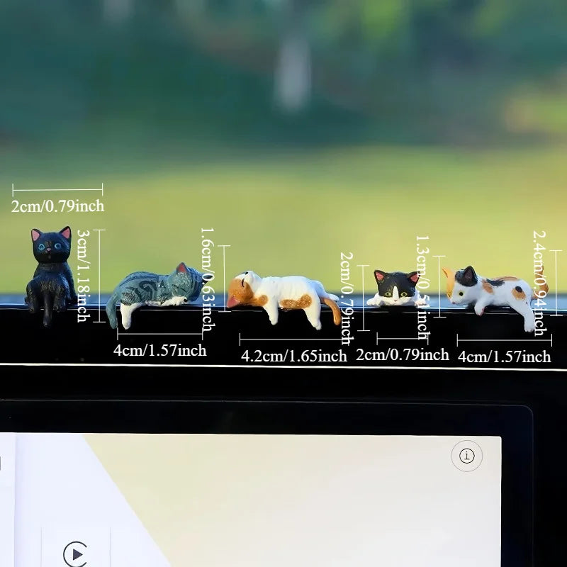 Mini Healing Cat Figurines