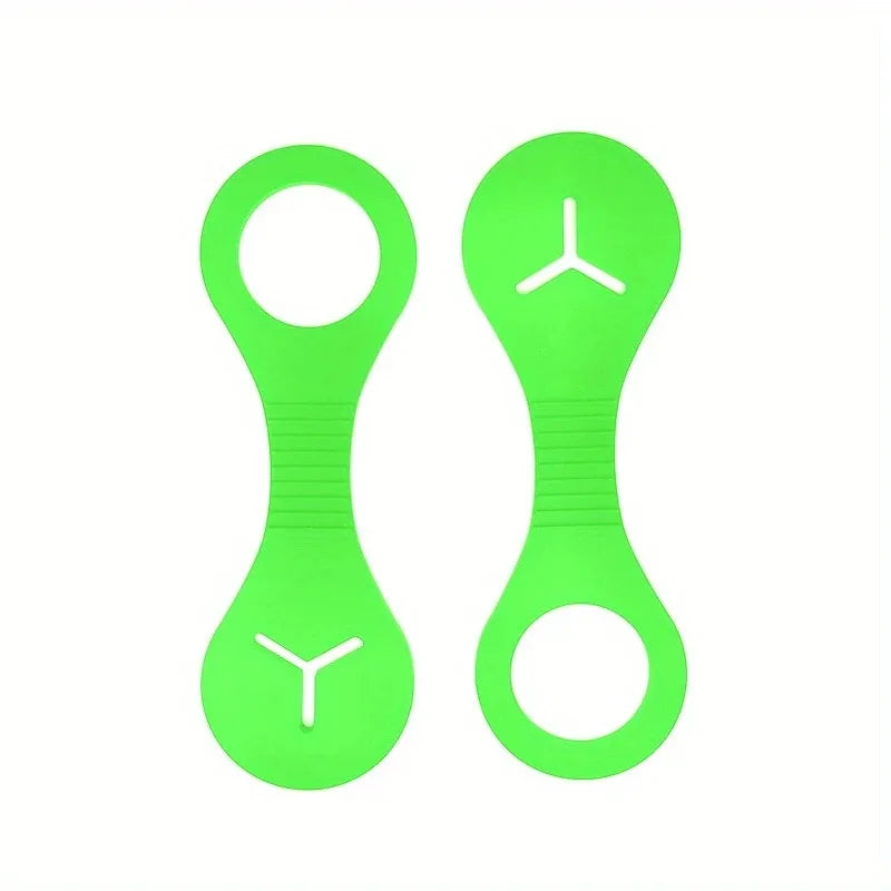 Silicone Poop Bag Holder Clip - Green2