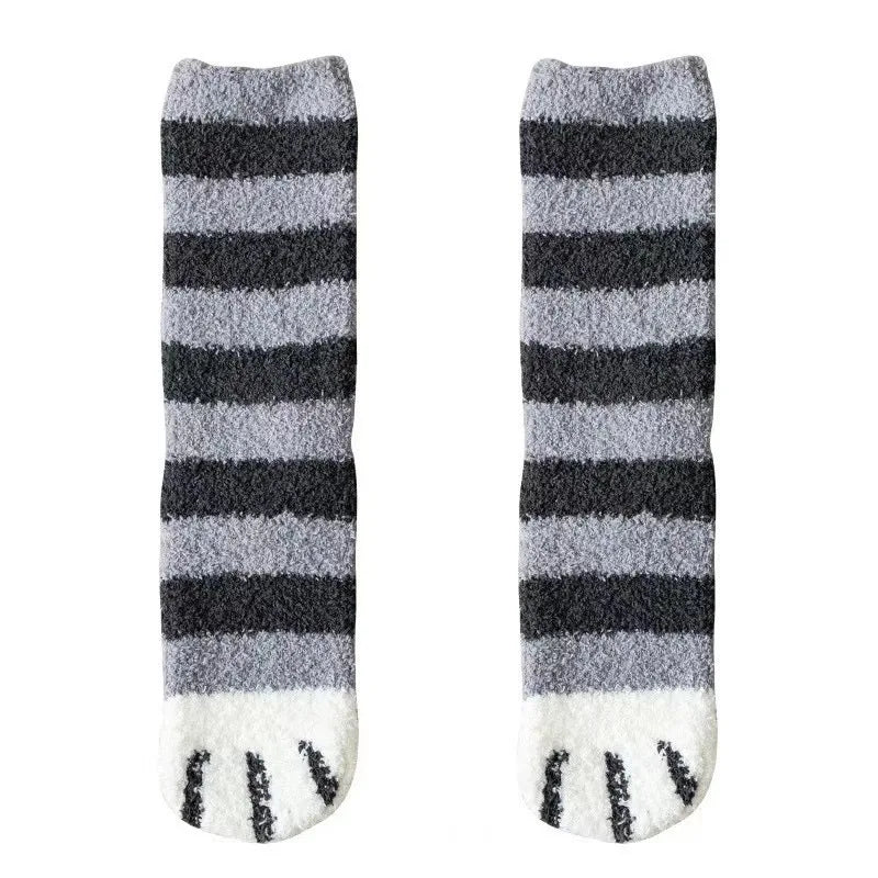 Warm Cat Paw Socks