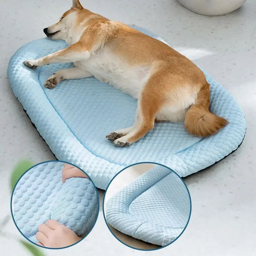 Cooling Pet Bed, Ice Silk