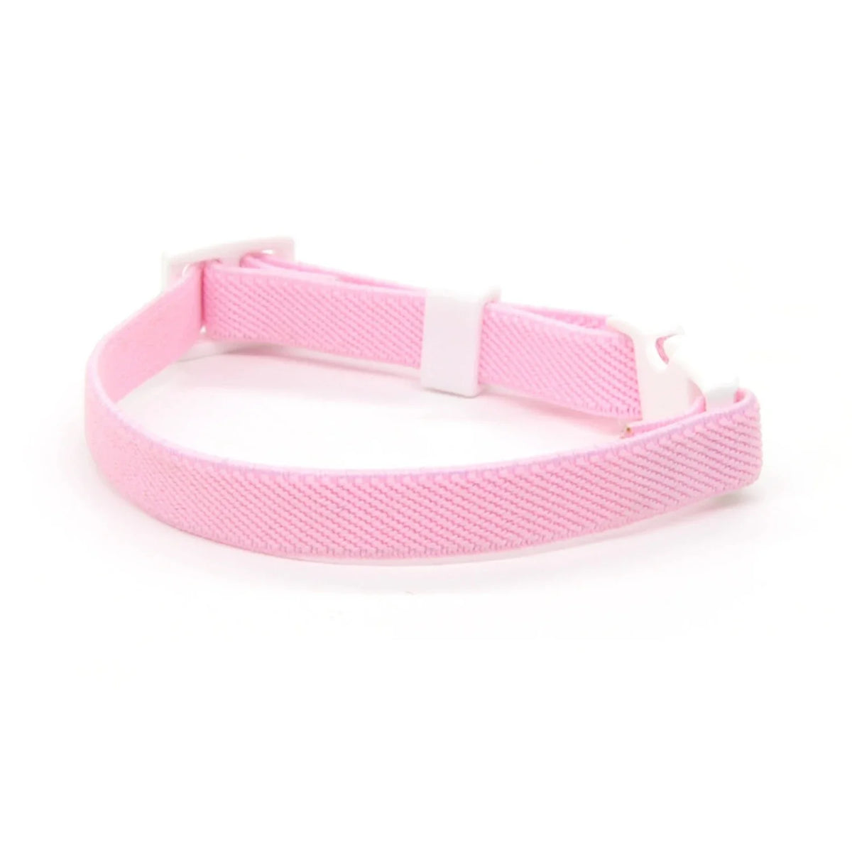 Stretchy Elastic Safety Collar for Cats - Pink / L (25 to 30 cm)