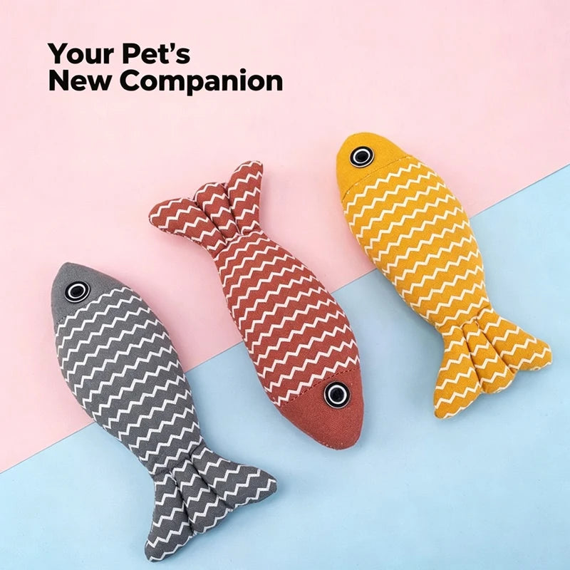 Fabric Fish Cat Toy