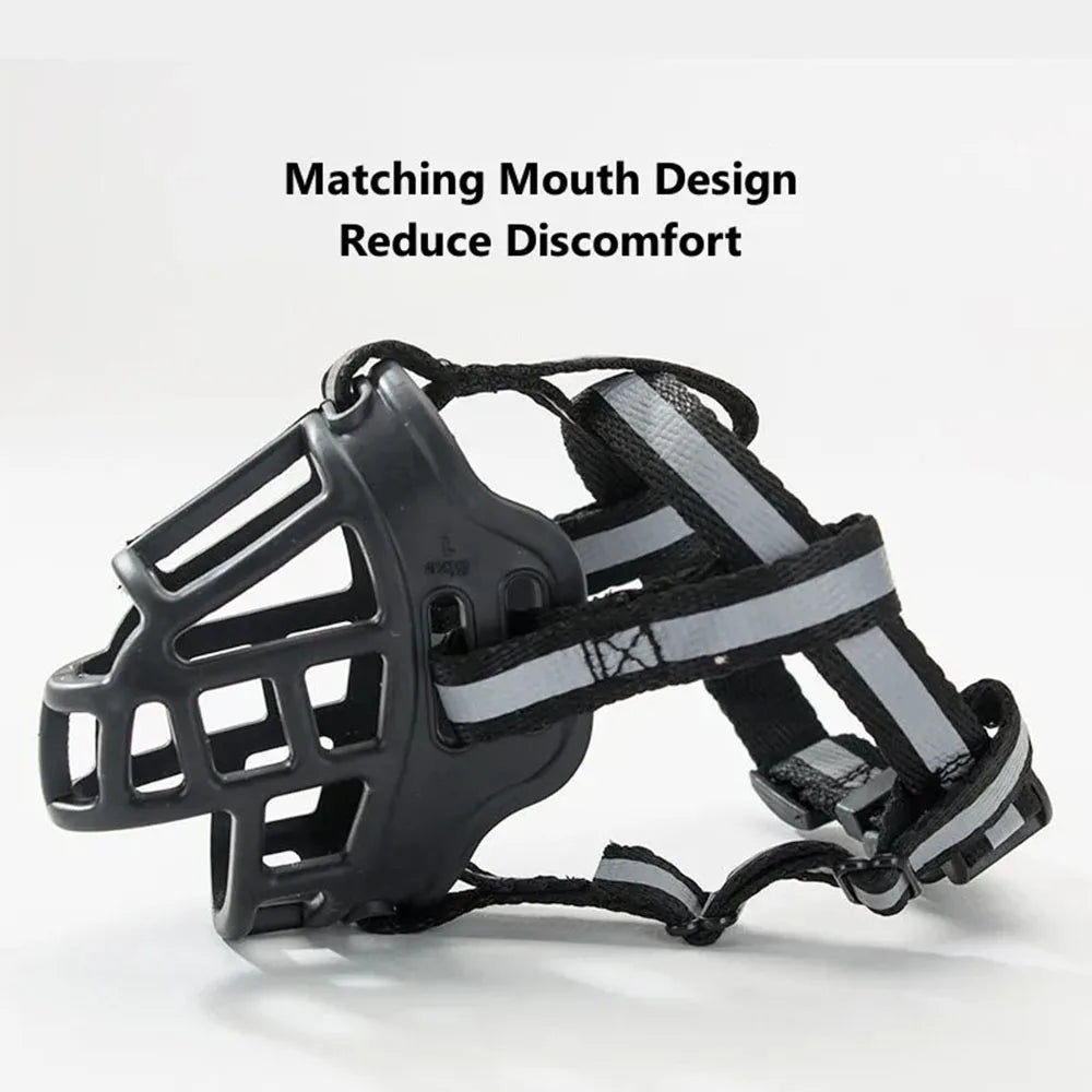 Breathable Basket Muzzle for Dogs