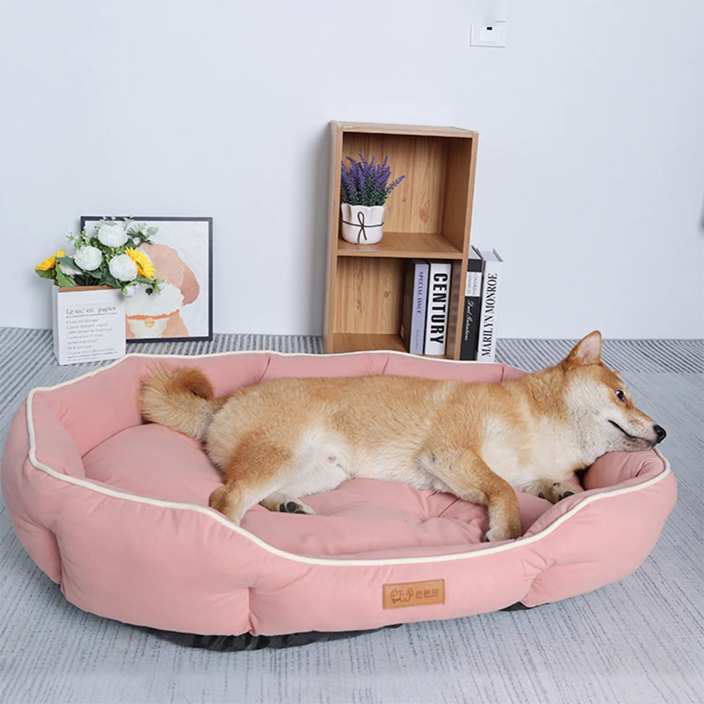 Sofa-Style Dog Bed with Raised Sides