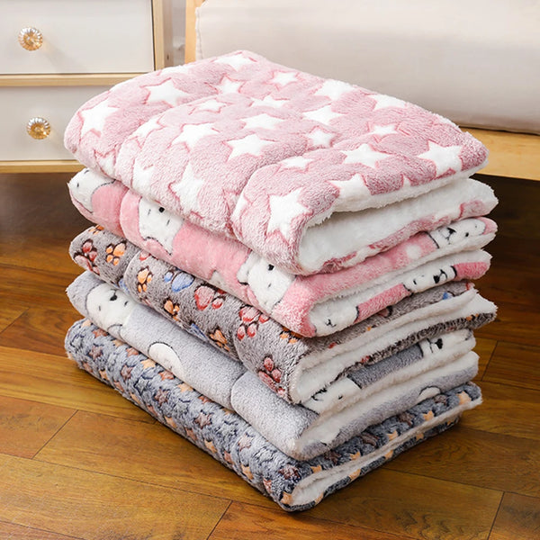 Double-Sided Plush Pet Mat
