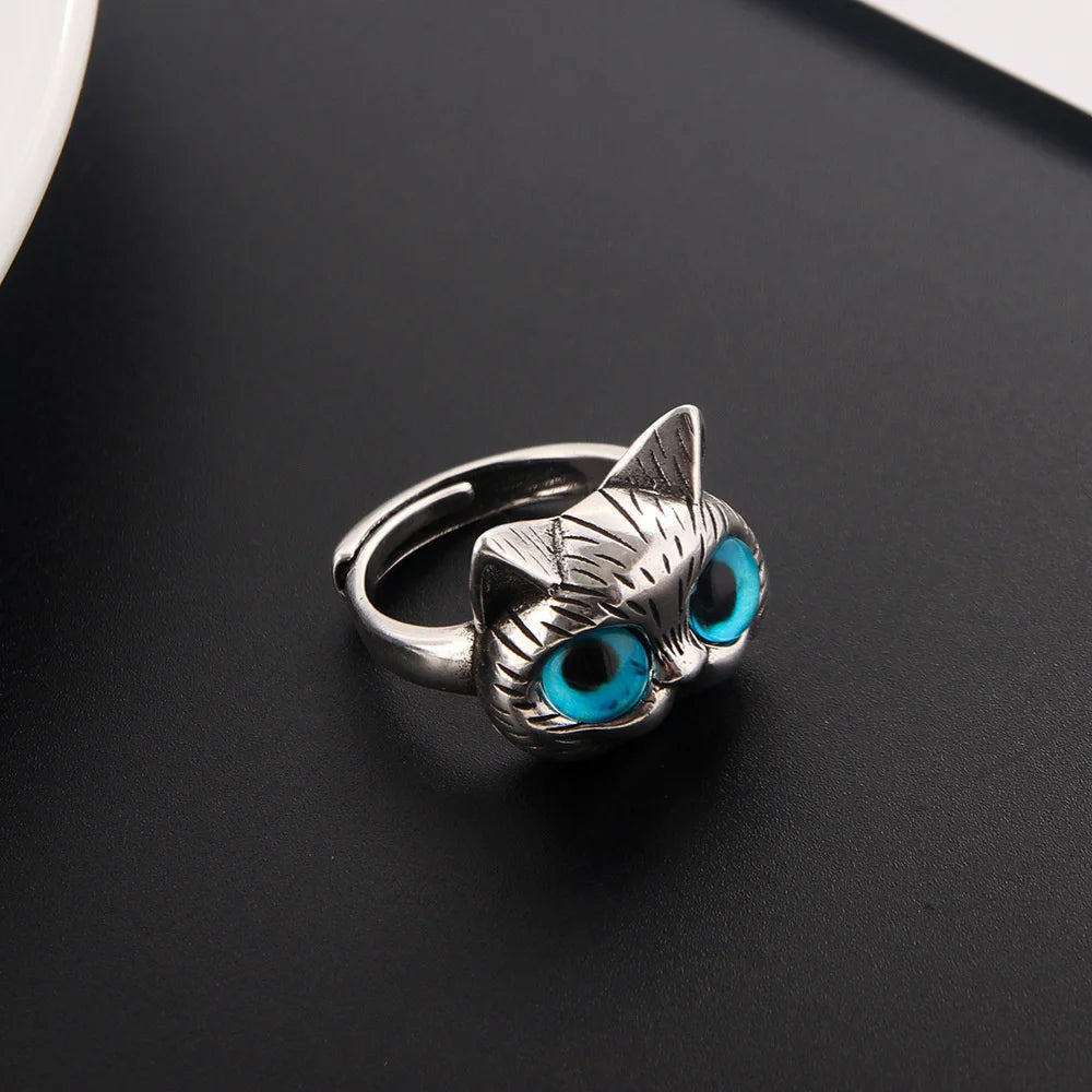Cat Eye Adjustable Ring
