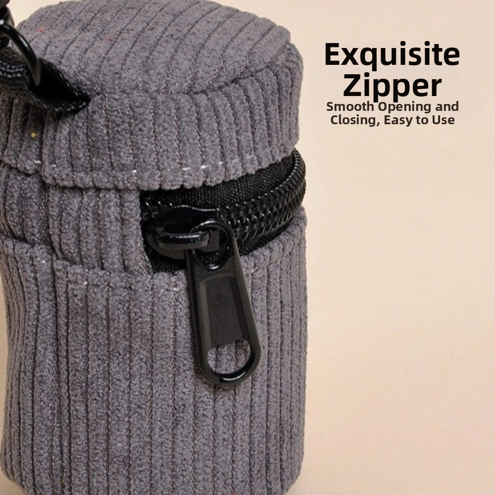 Corduroy Poop Bag Holder