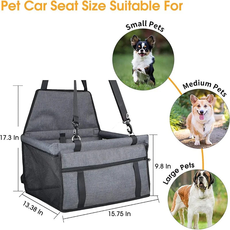 Hanging Car Booster Seat for Small Dogs