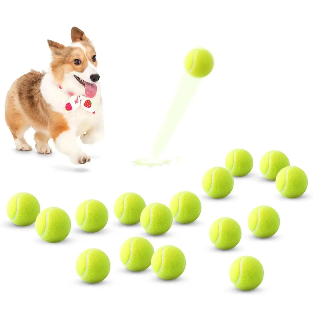 Mini Tennis Balls for Dogs, 5 cm