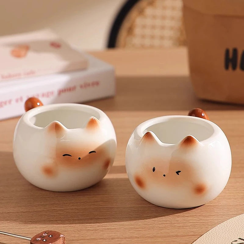 Kitten Face Coffee Cup (210ml)