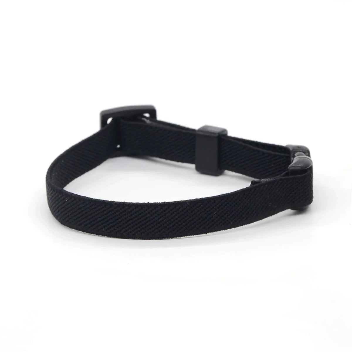 Stretchy Elastic Safety Collar for Cats - Black / L (25 to 30 cm)