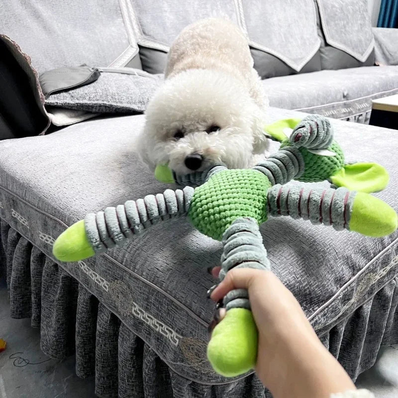 Large Squeaky Plush Animal Dog Toy