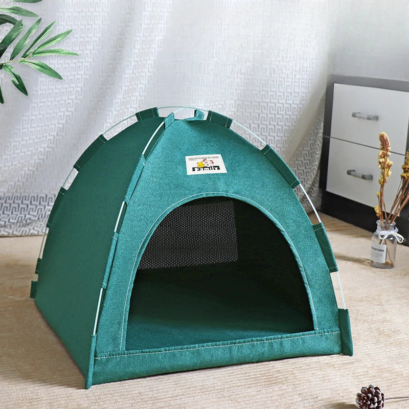 Foldable Pet Tent Bed