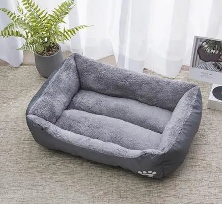 Square Dog Bed with Raised Sides - 5 / 76x56 cm