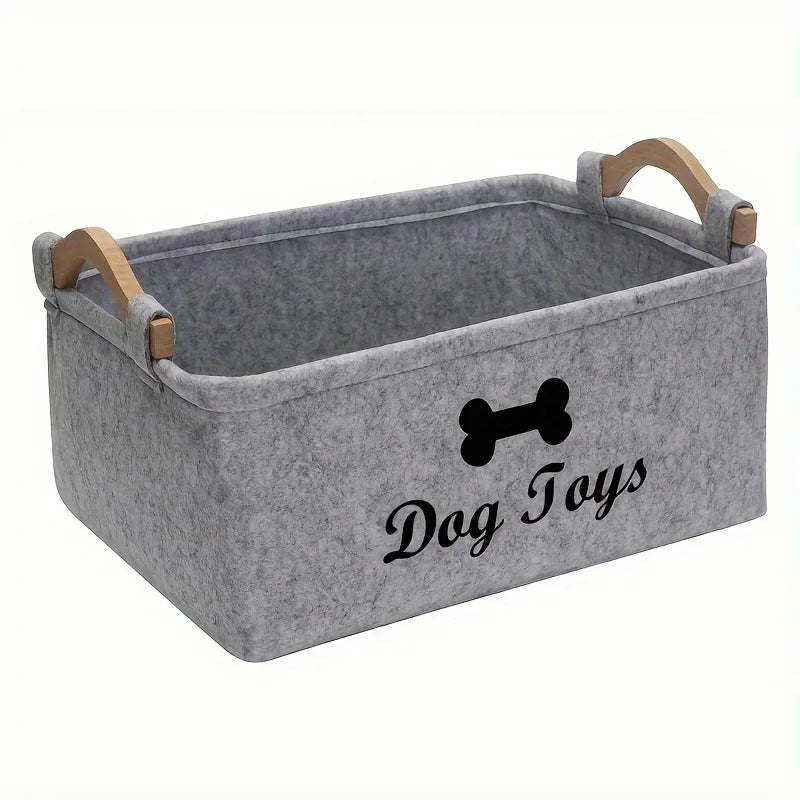 Felt Toy Storage Basket