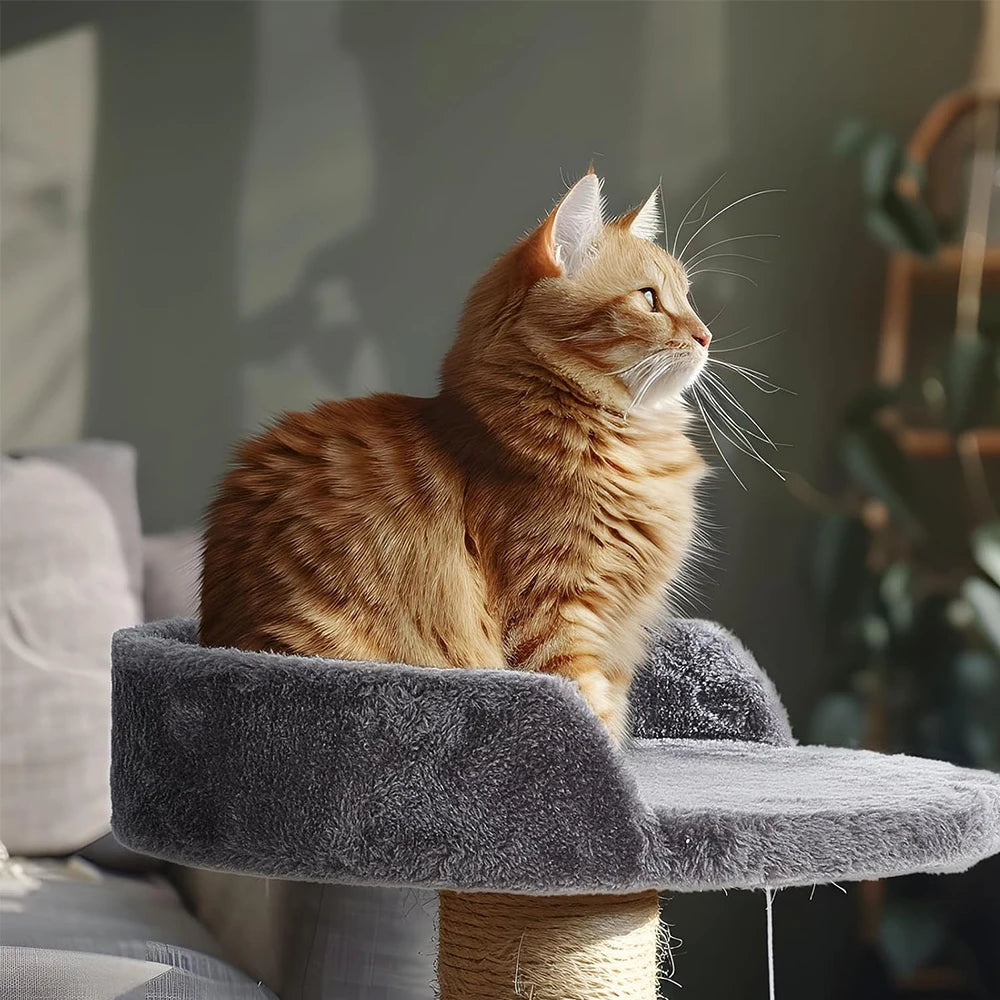 Plush Cat Tree Replacement Platform