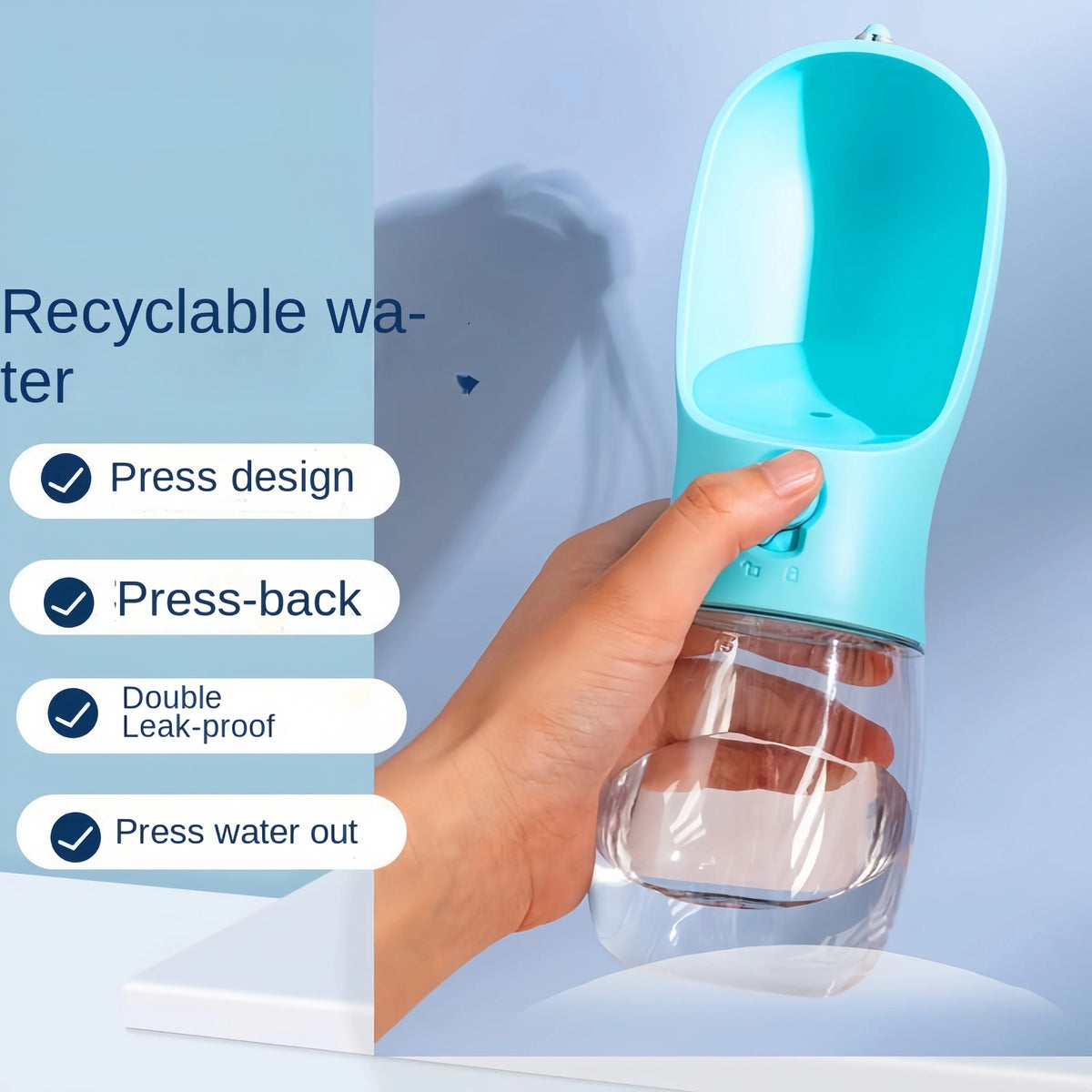 2-in-1 Travel Water Bottle and Food Pot