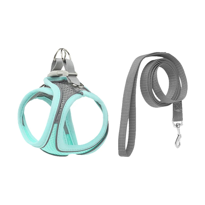 Breathable Escape-Proof Vest Harness - XS / Green