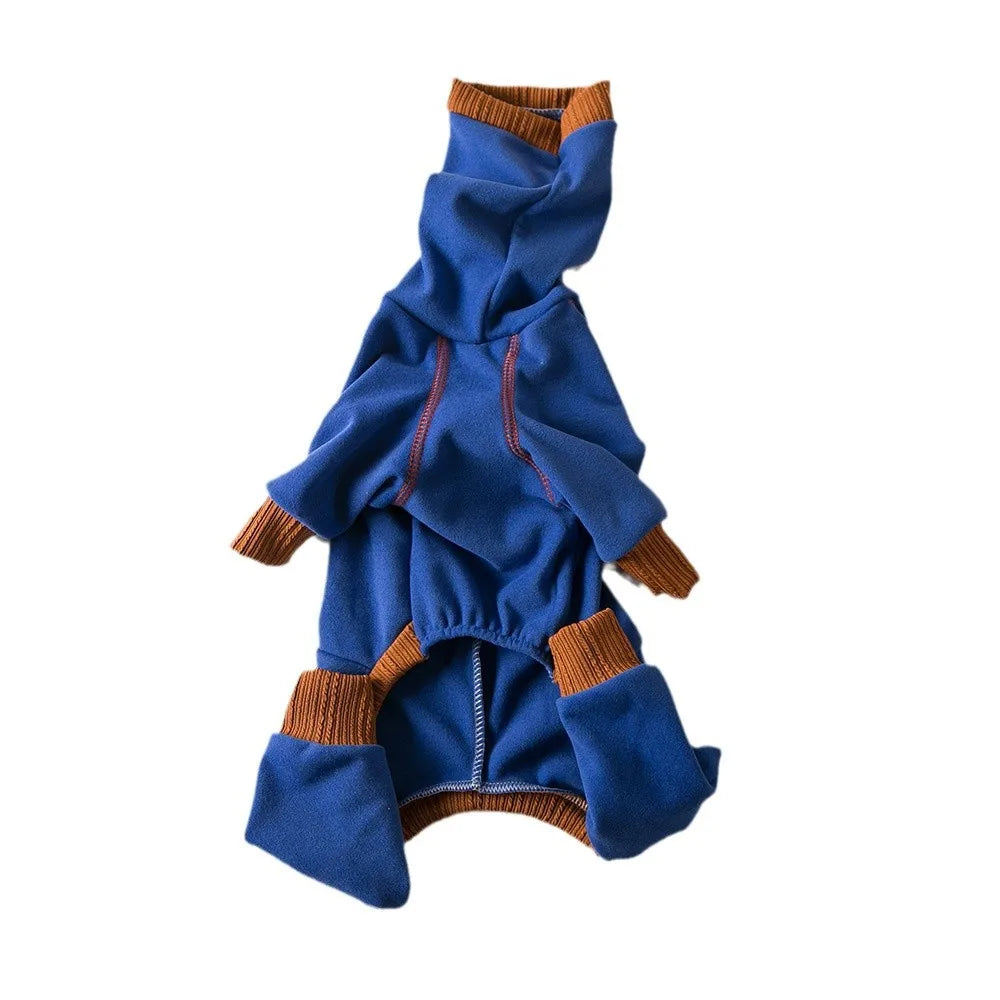 High-Neck Four-Leg Jumper for Greyhounds and Whippets