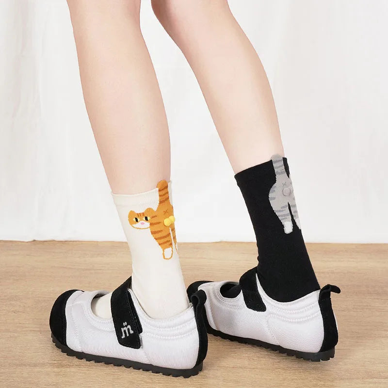Cat Lady Cotton Socks