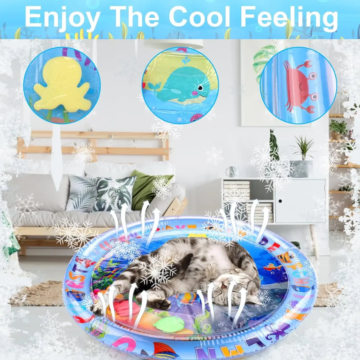 Water Sensory Play Mat for Cats