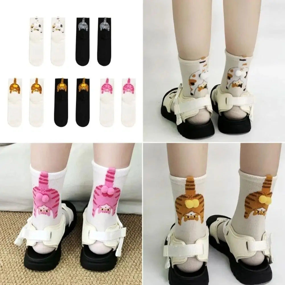 Peeking Cat Socks