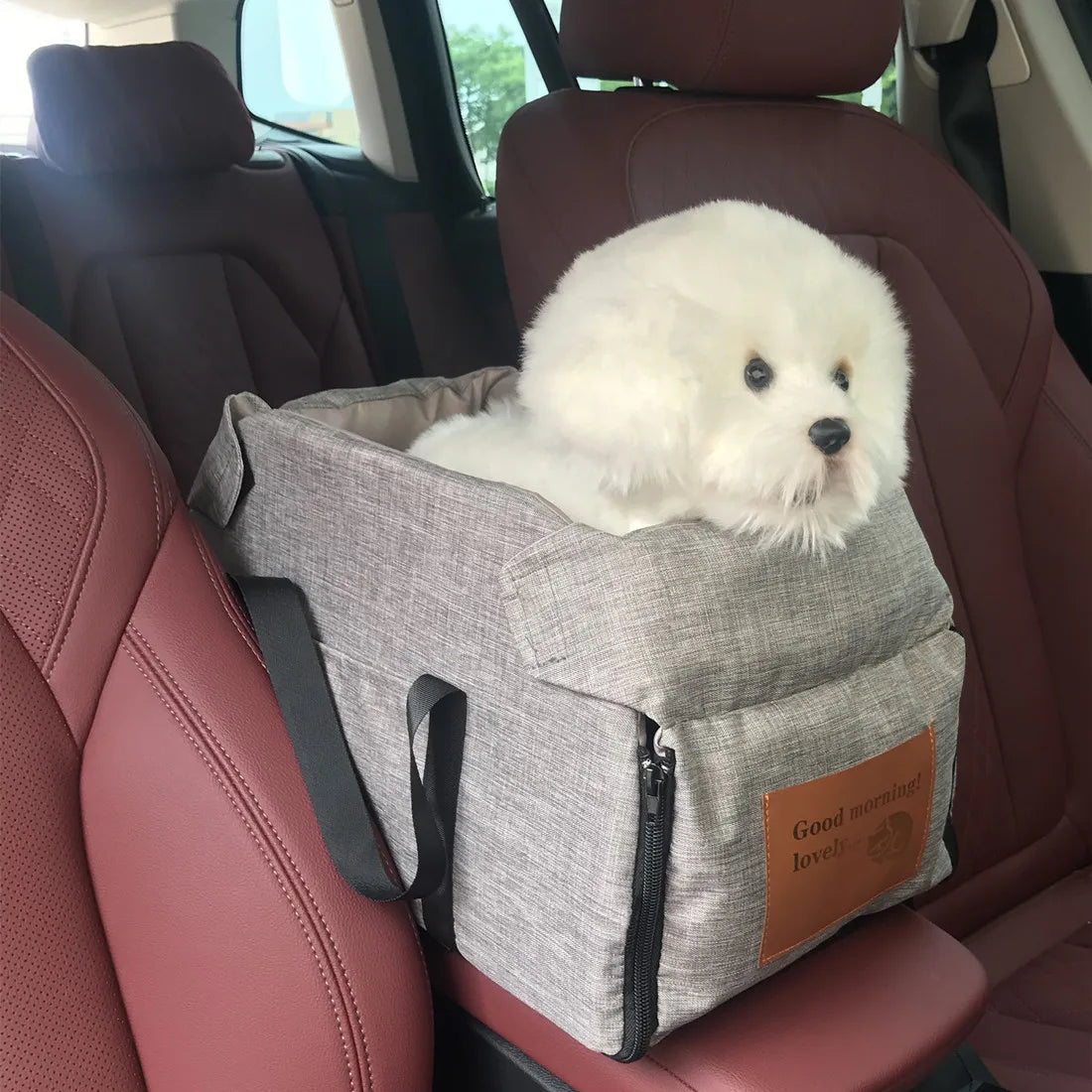 Console Car Seat for Small Dogs and Cats