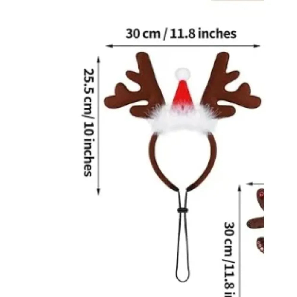 Christmas Antler Headband for Pets