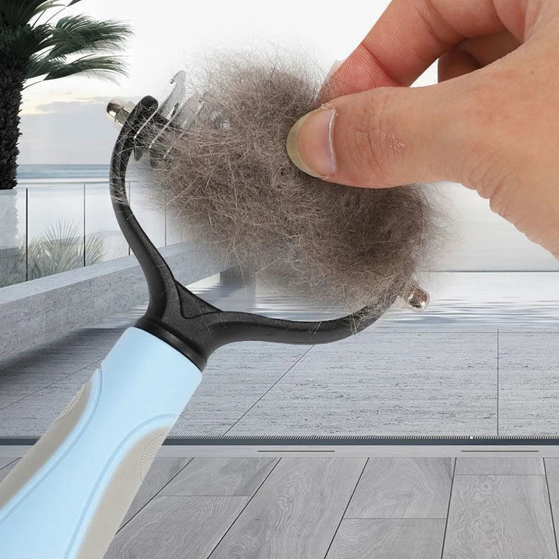 Double-Sided Dematting Comb for Dogs and Cats