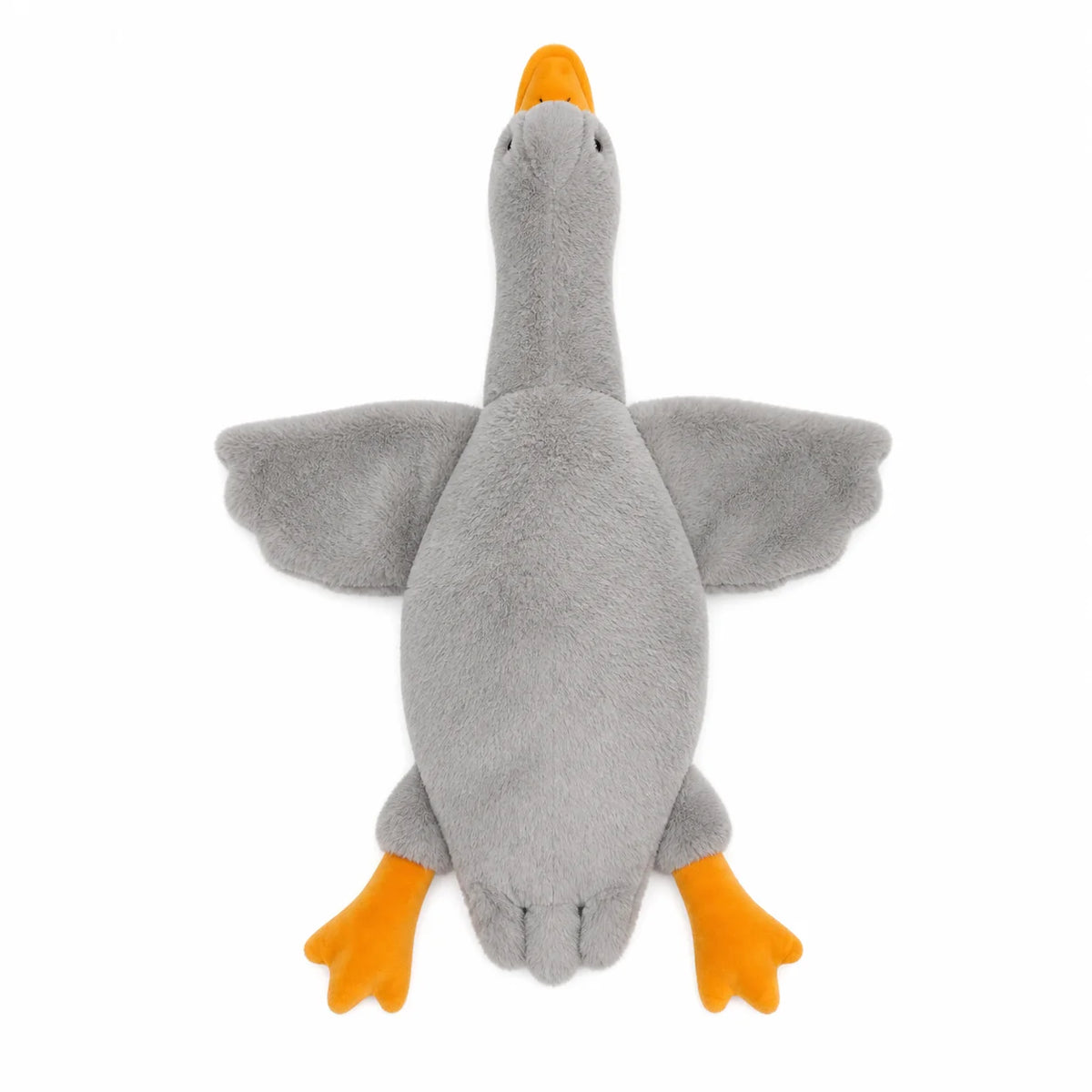 Large Squeaky Plush Goose, 50 cm - Grey