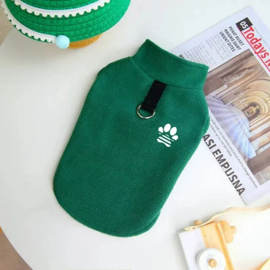 Fleece Pullover with Lead Ring - Green / M