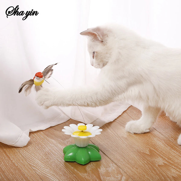 Spinning Flower Cat Toy