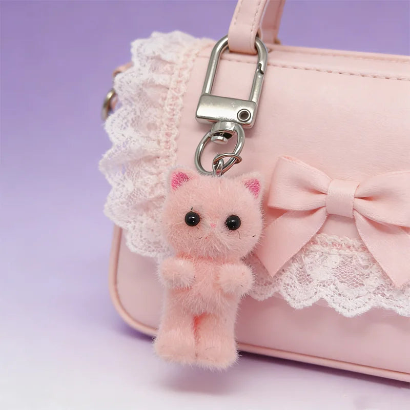 Fluffy Kitten Bag Charm
