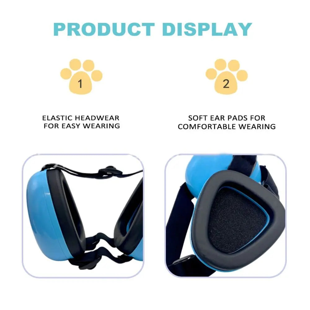 Hard-Shell Ear Defenders for Dogs