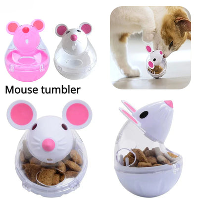 Mouse Tumbler Treat Feeder for Cats