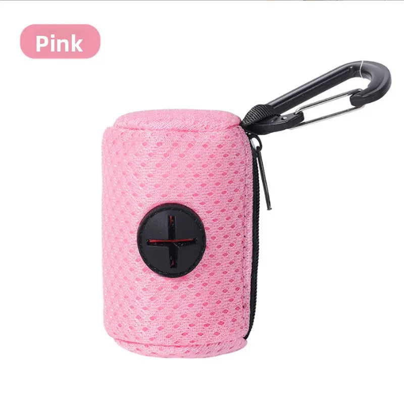 Clip-On Poop Bag Holder - Pink