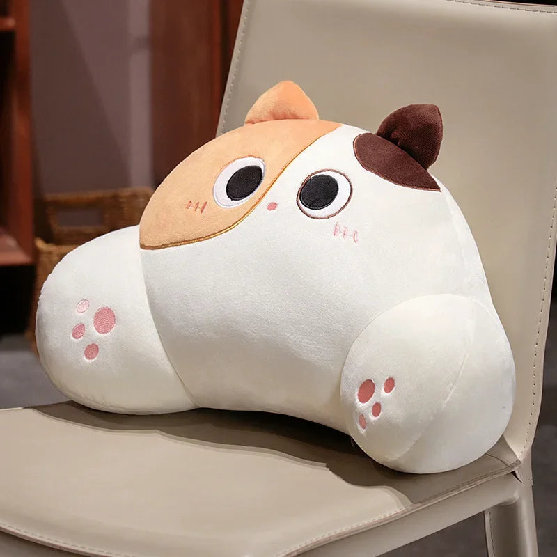 Cat Shaped Back Cushion