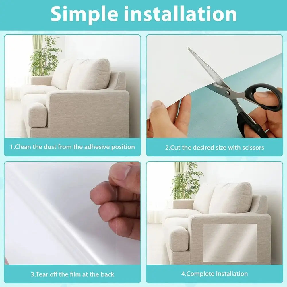 Clear Anti-Scratch Furniture Tape