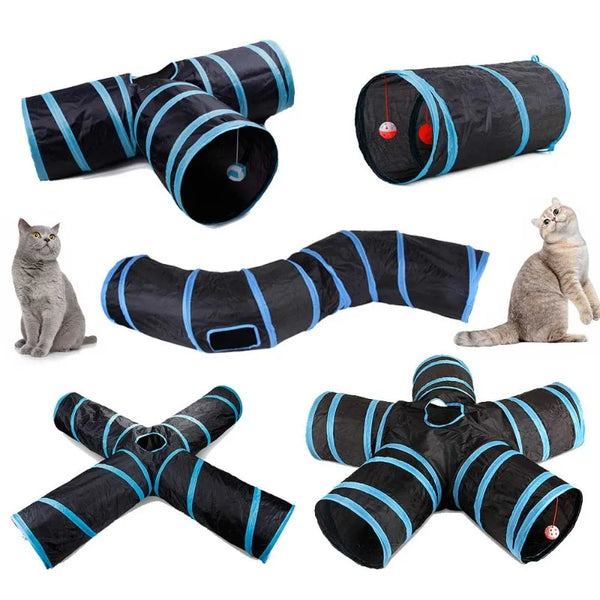 Pop-Up Cat Tunnel, Many Shapes